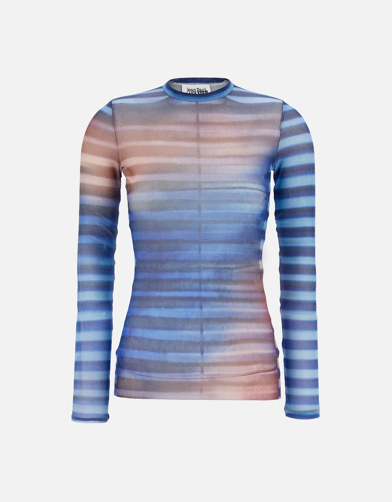 Jean Paul Gaultier エアチュール長袖トップ (トップス,ロングスリーブ