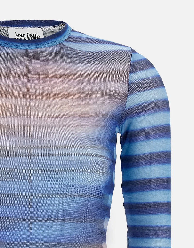 Jean Paul Gaultier エアチュール長袖トップ (トップス,ロングスリーブ