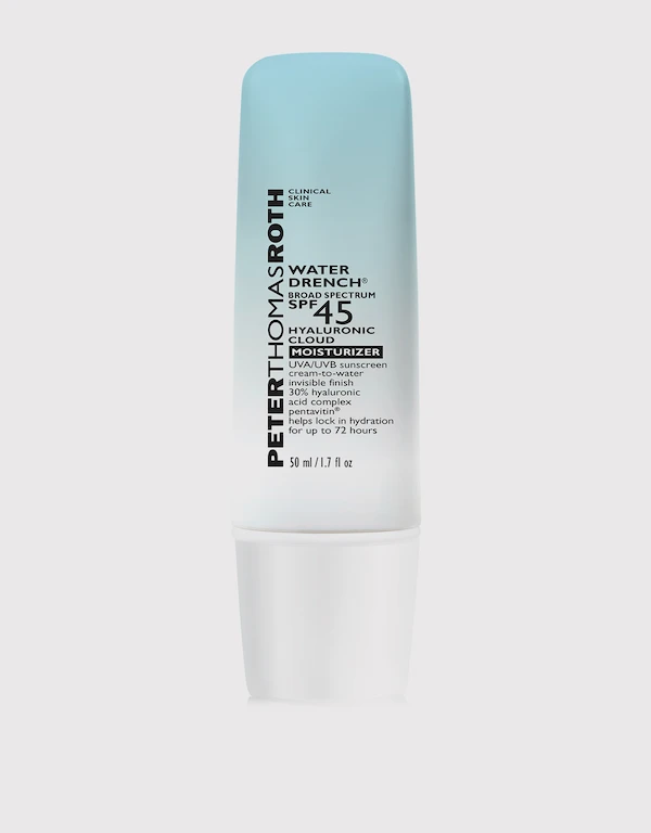 Peter Thomas Roth Water Drench Hyaluronic Hydrating SPF45 Suncare Cream 50ml