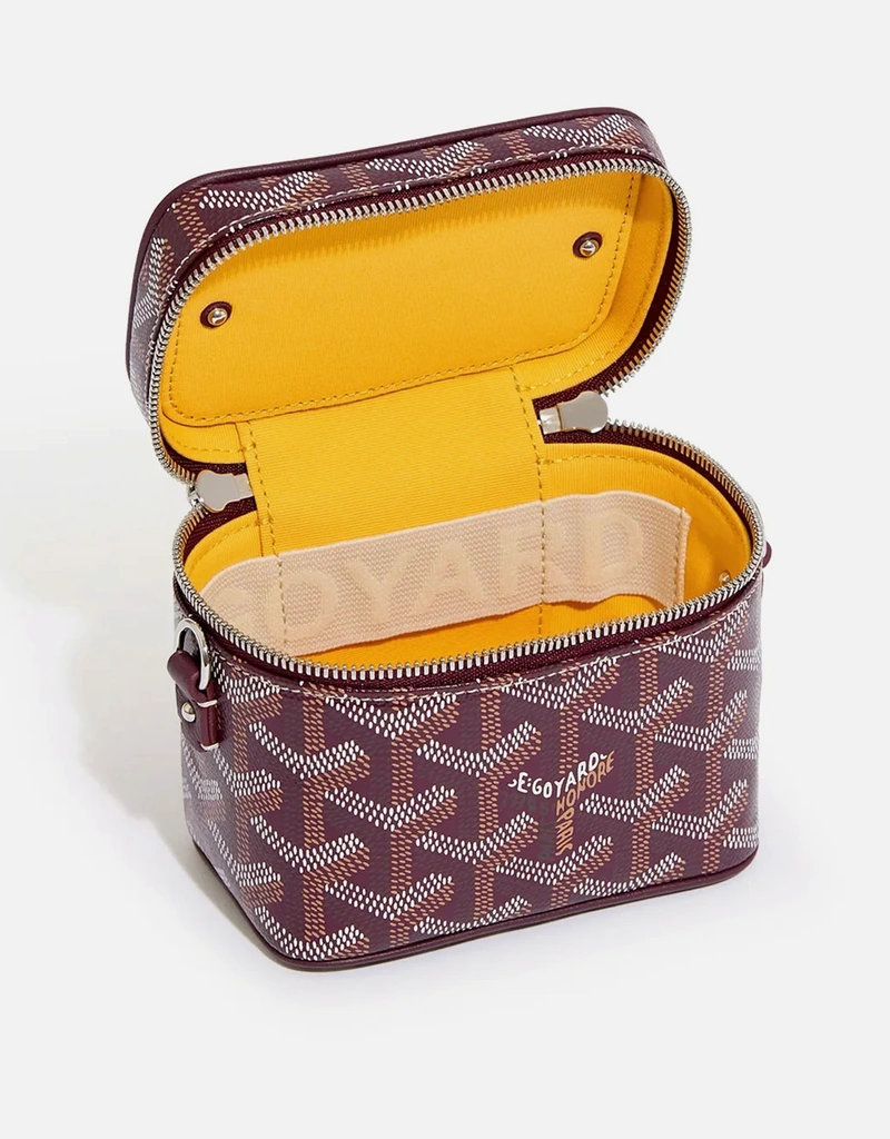Goyard Muse Nano Canvas And Calfskin Vanity Case () IFCHIC.COM