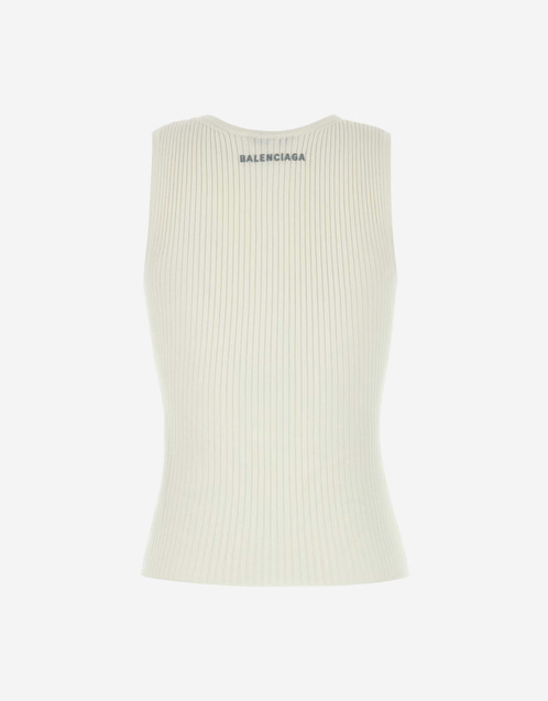 Balenciaga ウールブレンドストレッチタンクトップ (トップス,Tシャツ