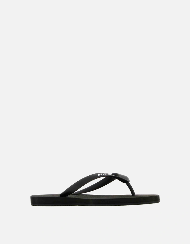 BALENCIAGA ビーチサンダル ブラック Balenciaga メンズ トングサンダル () IFCHIC.COM