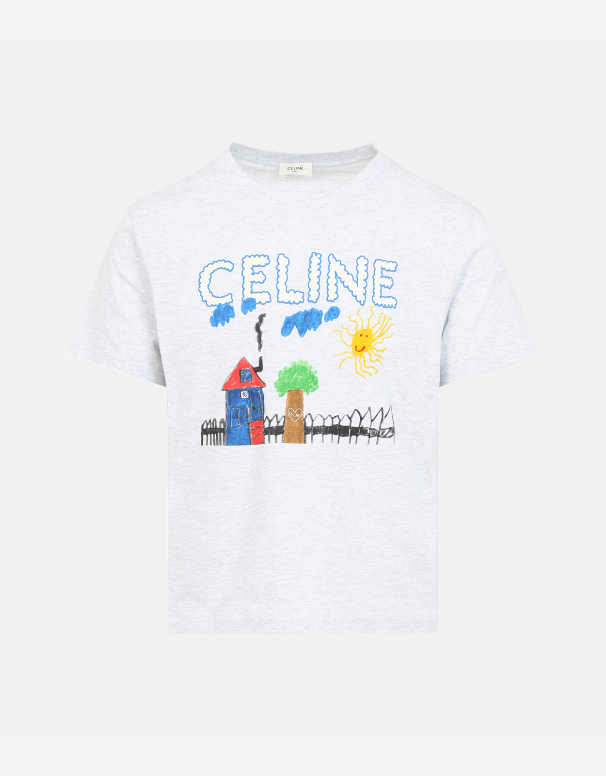 Celine メンズコットンジャージーレギュラーTシャツ (すべての新品