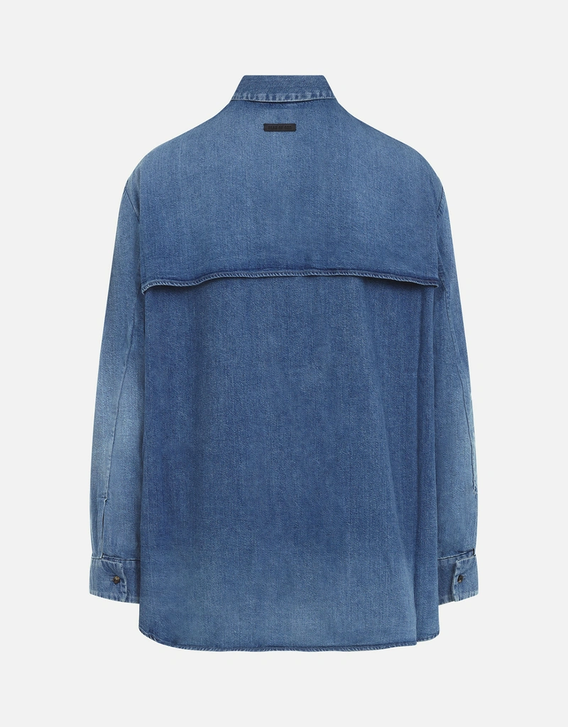 Fear Of God Men's Vented Denim Shirt (All New In) IFCHIC.COM