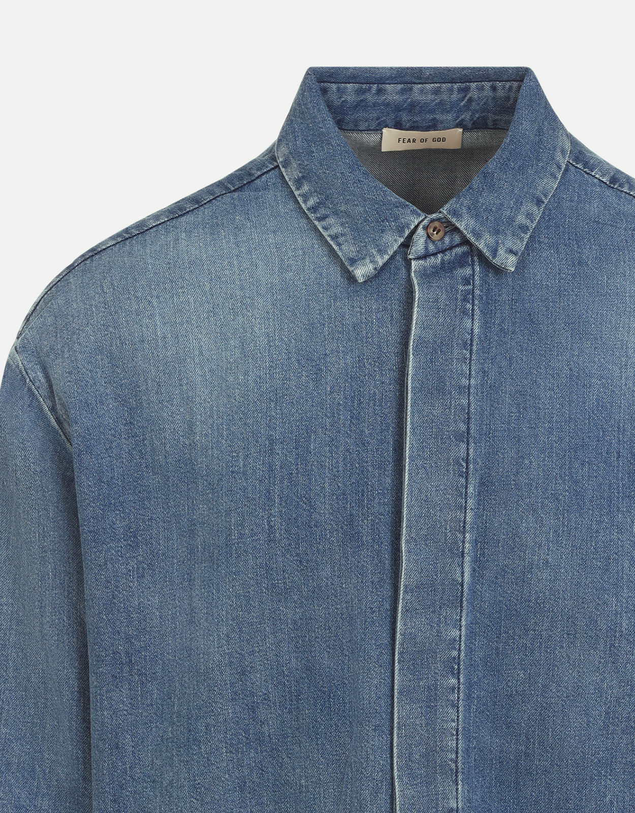 Fear Of God Men's Vented Denim Shirt (All New In) IFCHIC.COM