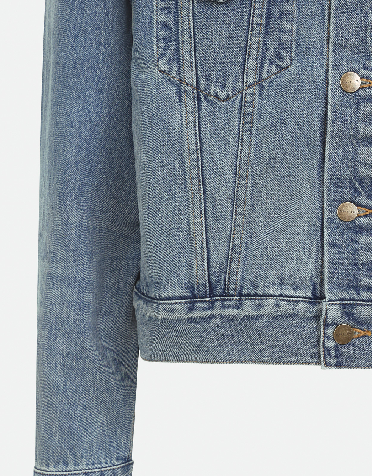 Fear Of God コットンデニム素材のメンズトラッカージャケット