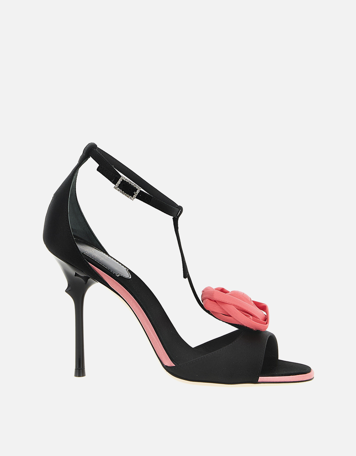 Roger Vivier Rose Vivier Satin High-Heeled Sandals () IFCHIC.COM Roger Vivier Rose Vivier Satin High-Heeled Sandals () IFCHIC.COM