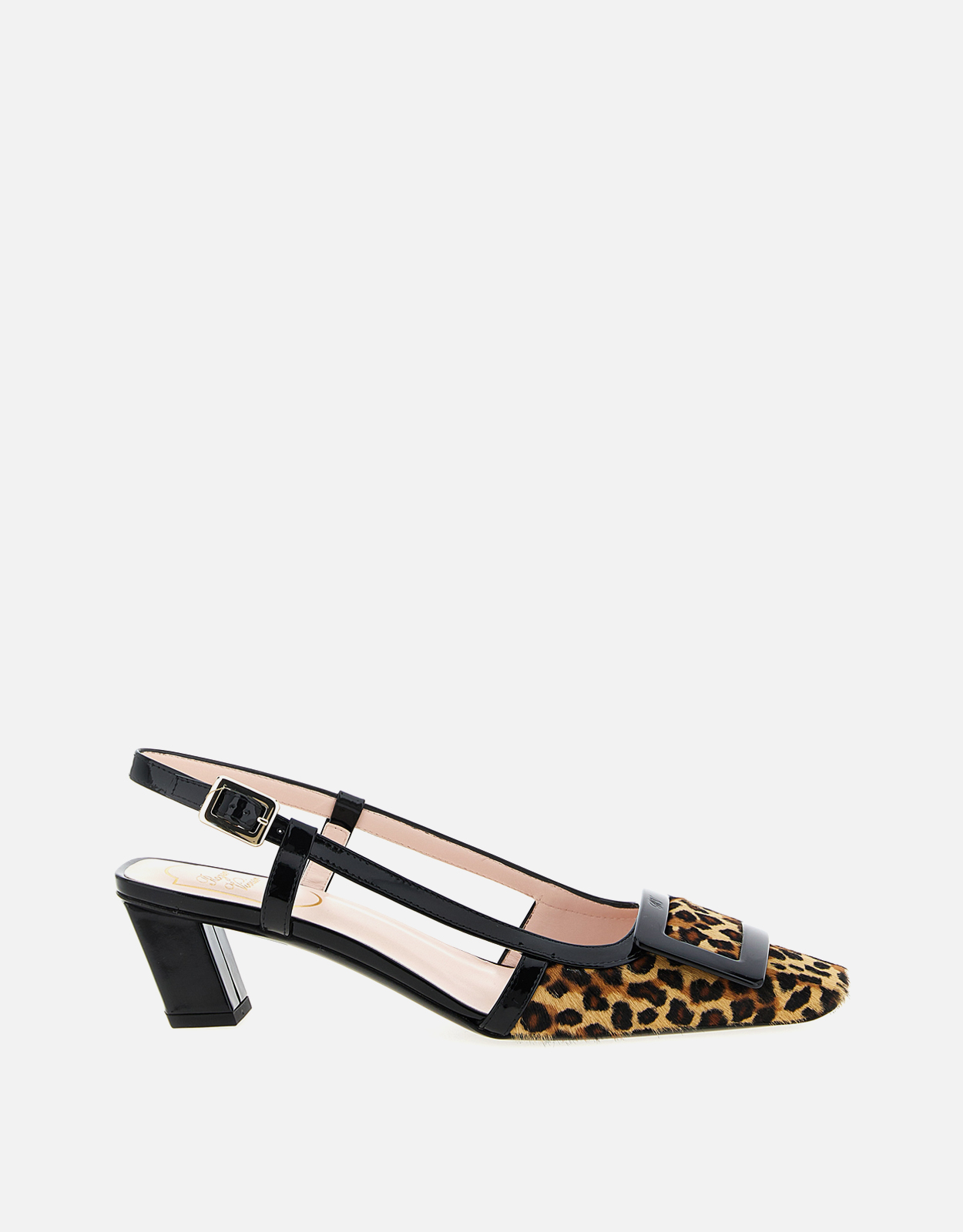 Roger Vivier Belle Vivier Calfskin Patent Slingback Pumps - EU 36　Roger Vivier Belle Vivier カーフスキン パテント スリングバック パンプス - EU 36 Roger