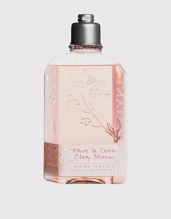 L'occitane Cherry Blossom Bath And Shower Gel 250ml