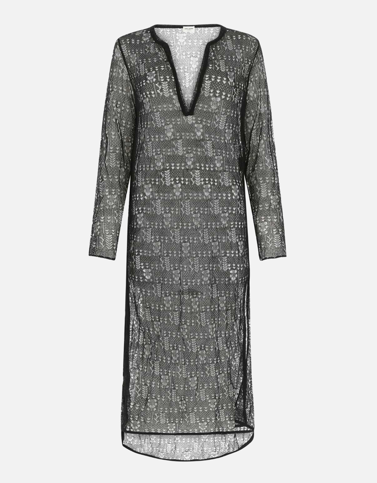 Saint Laurent Saint Laurent Lace Midi Dress - XS　サンローラン レース ミディドレス - XS