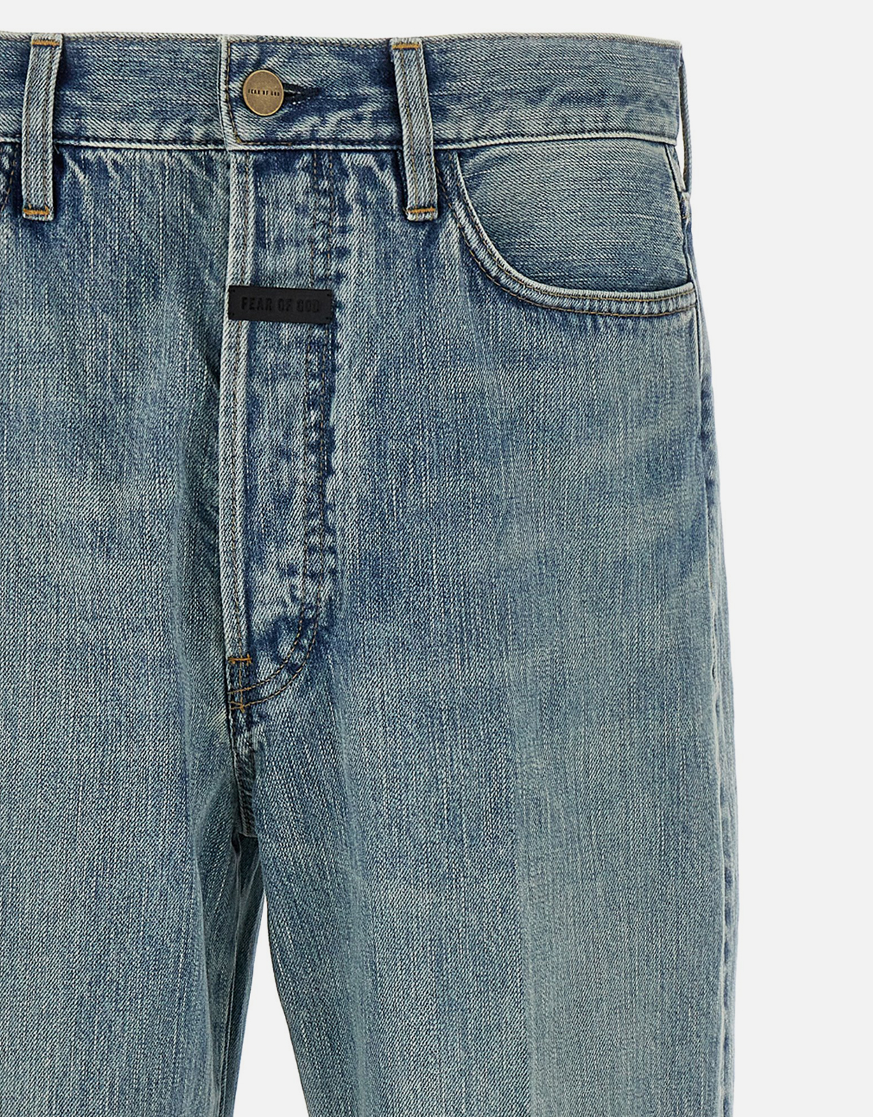 Fear Of God Men's 80s 5 Pocket Cotton Jeans () IFCHIC.COM
