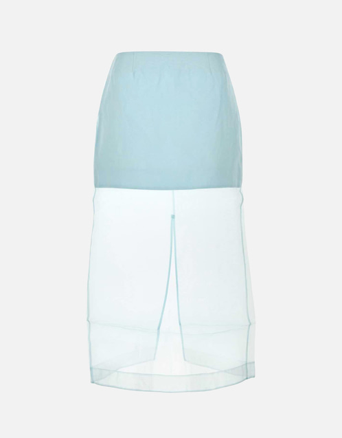 Zimmermann Crush Organza Layered Midi Skirt () IFCHIC.COM