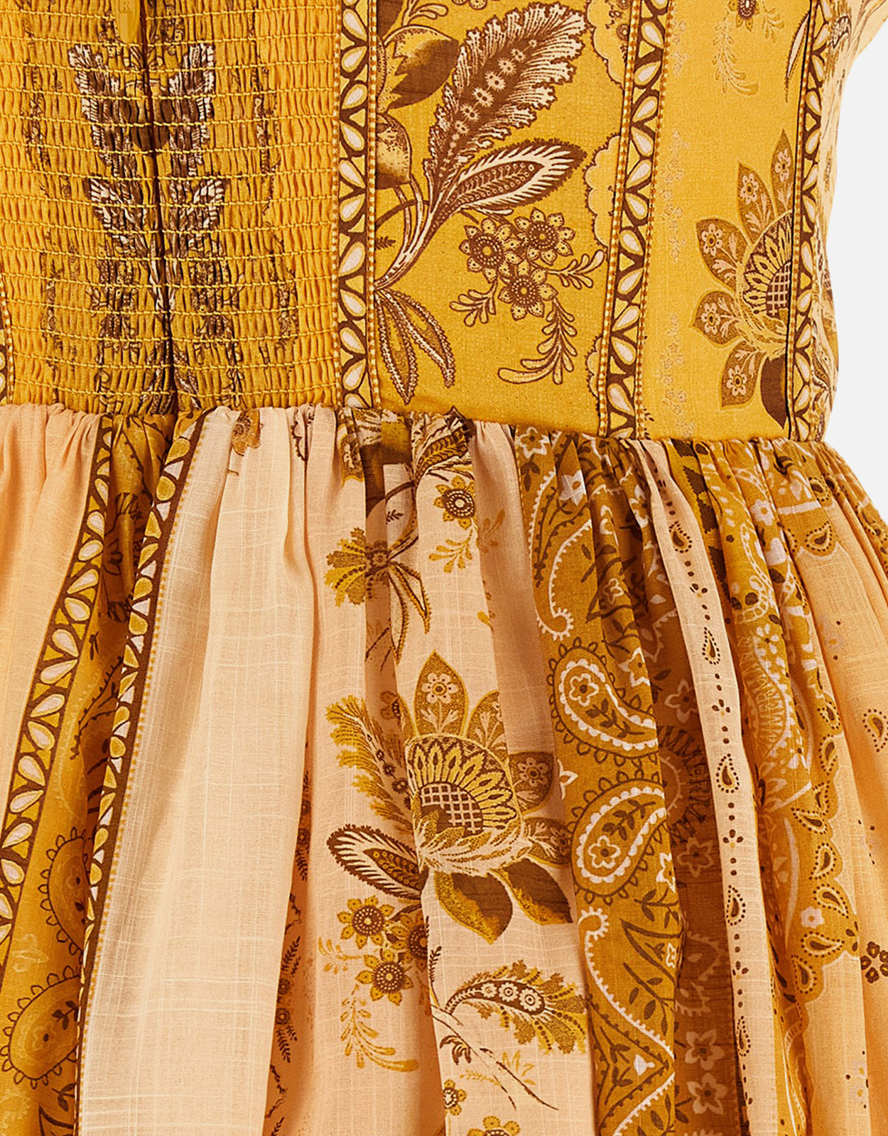 Zimmermann Lucky Corset Midi Dress (Dresses,Knee Length Dresses) IFCHIC.COM