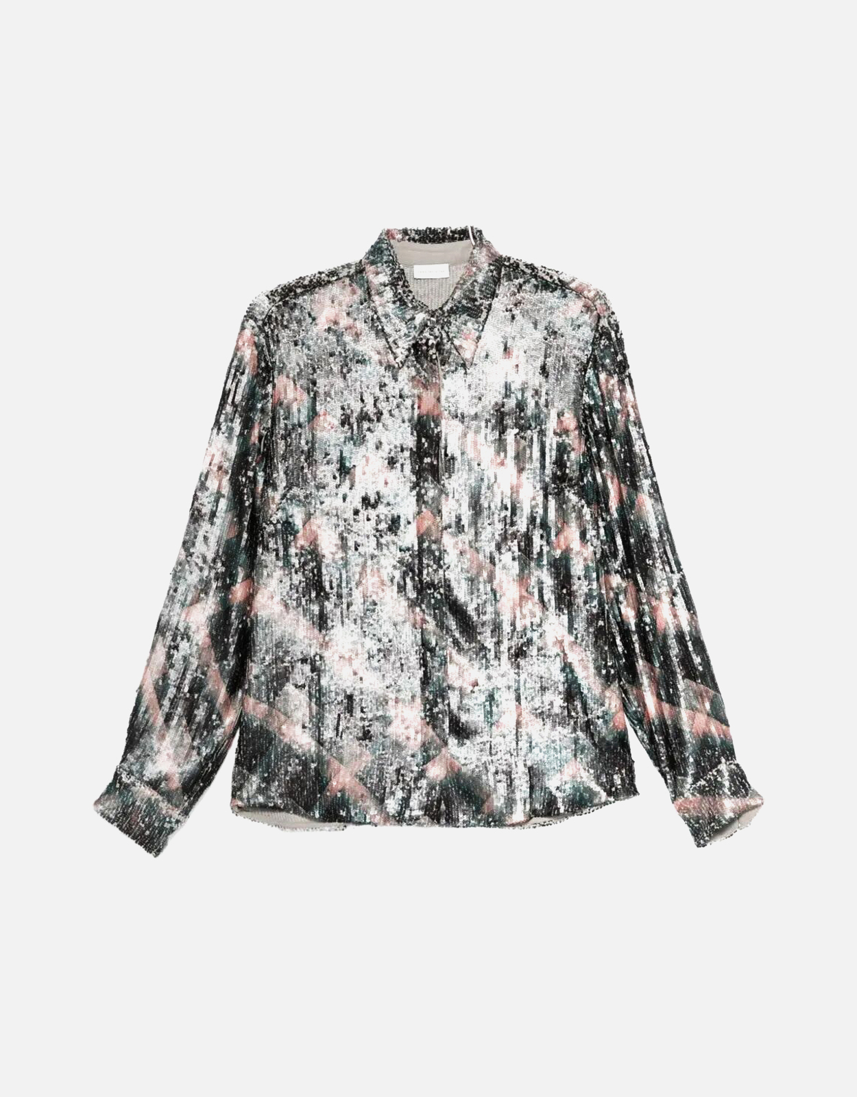 Dries Van Noten シルク刺繍シャツ (トップス,ボタンダウンシャツ