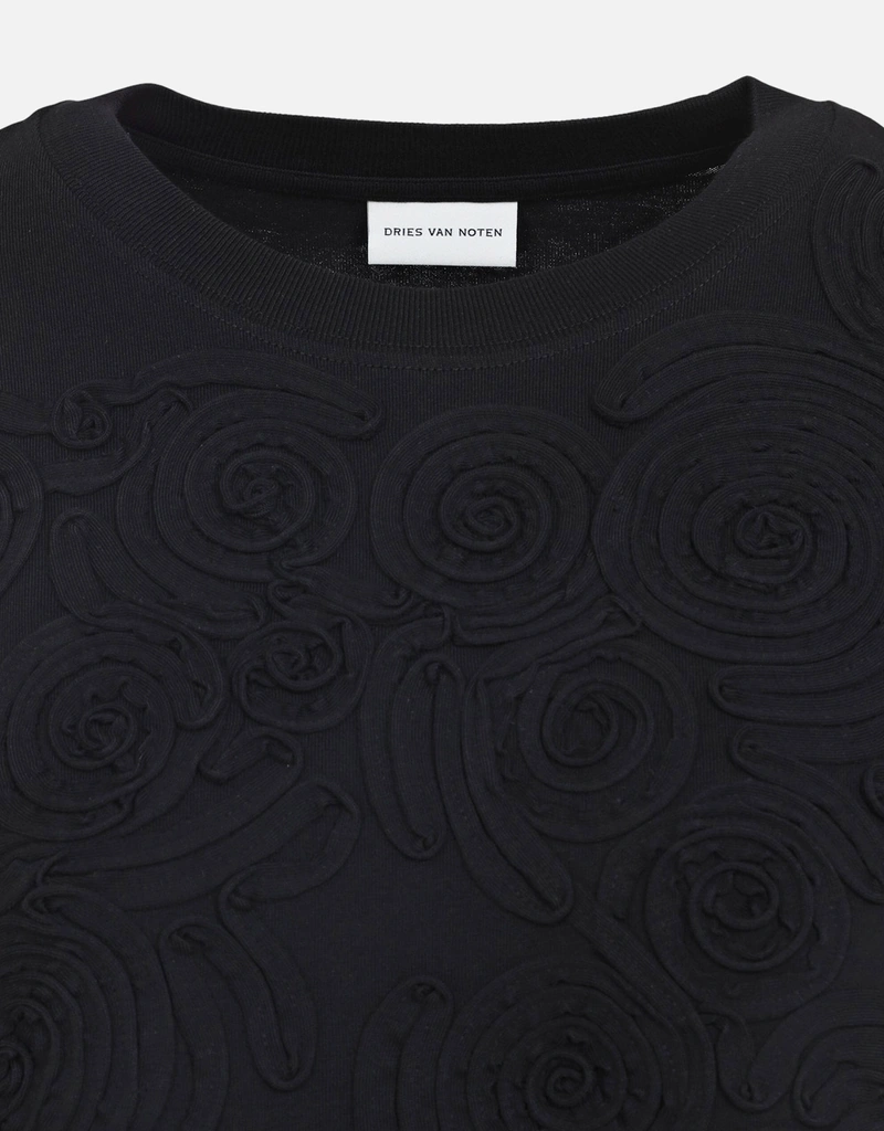 Dries Van Noten 刺繍入りコットンTシャツ (トップス,Tシャツ) IFCHIC.COM