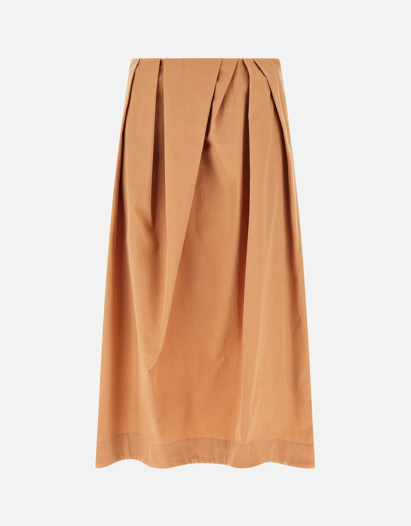 Dries Van Noten Sonista Cotton Midi Skirt (ドレス,ミッドレングス