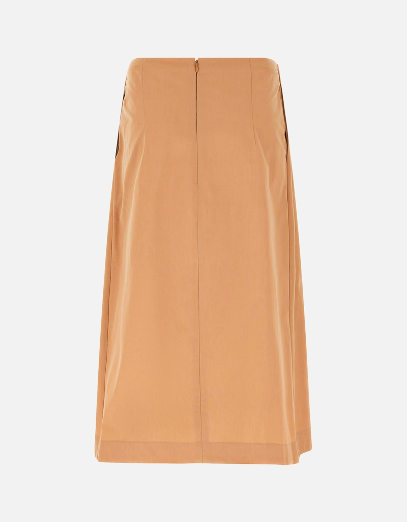 Dries Van Noten Sonista Cotton Midi Skirt (ドレス,ミッドレングス