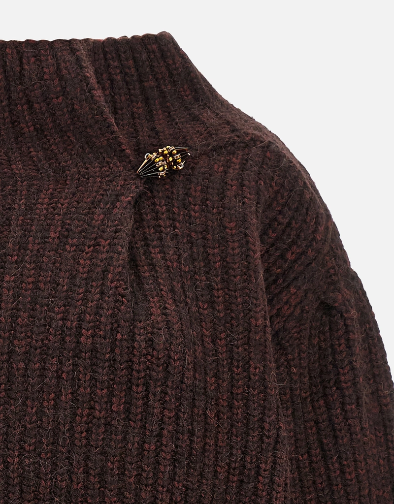 Dries Van Noten Teubina Wool Alpaca Sweater (ニットウェア