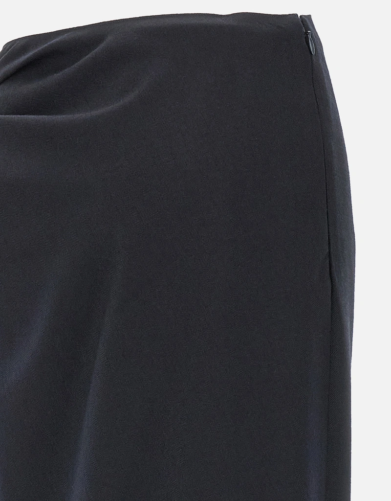 Dries Van Noten Sovora羊毛ミディスカート (ドレス,ミッドレングス