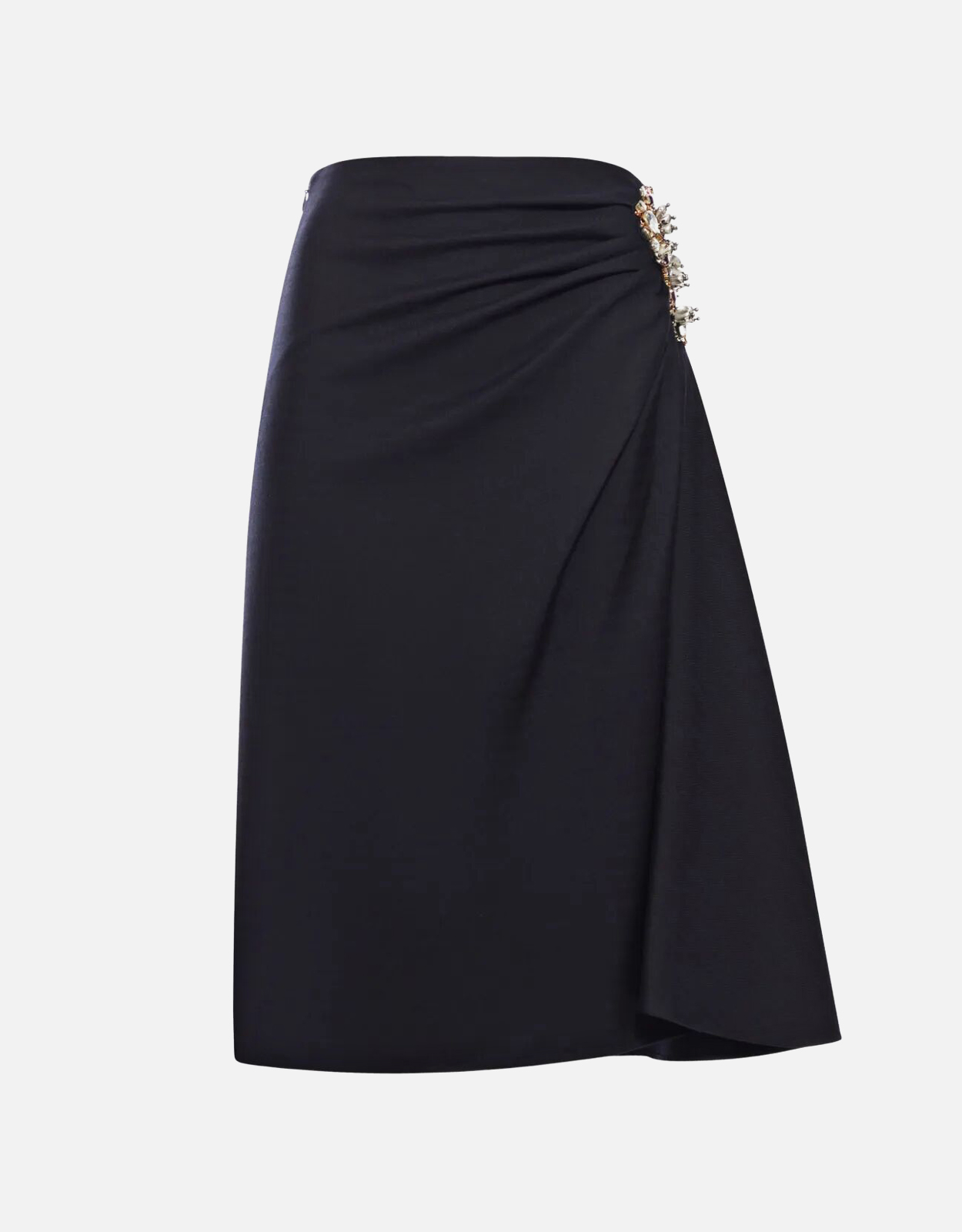 Dries Van Noten ウール刺繍ミディスカート (ドレス) IFCHIC.COM