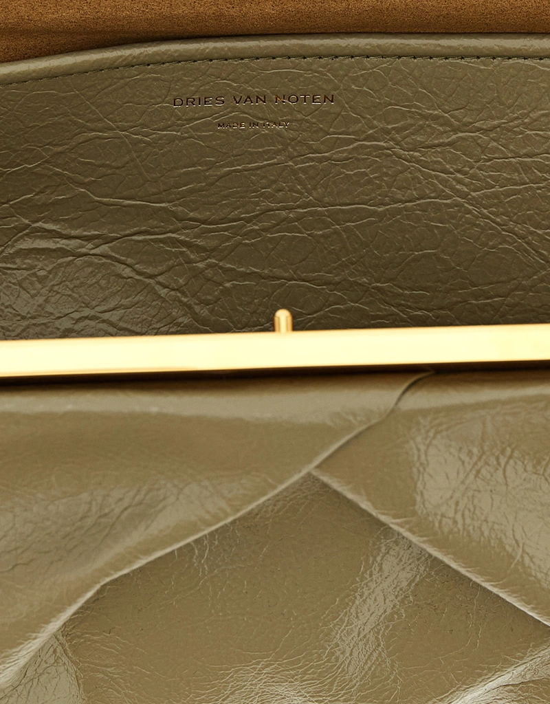 Dries Van Noten Crisp Big Calfskin Clutch () IFCHIC.COM