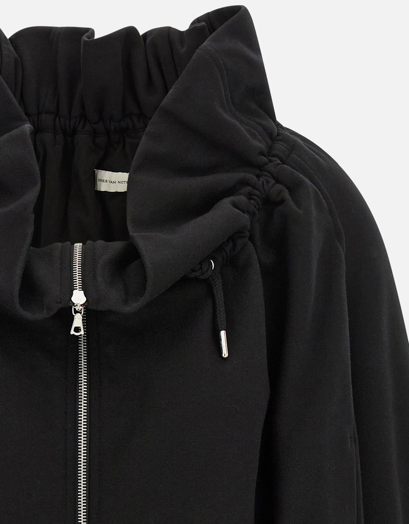 Dries Van Noten Cotton Hooded Jacket (トップス,スウェットシャツ