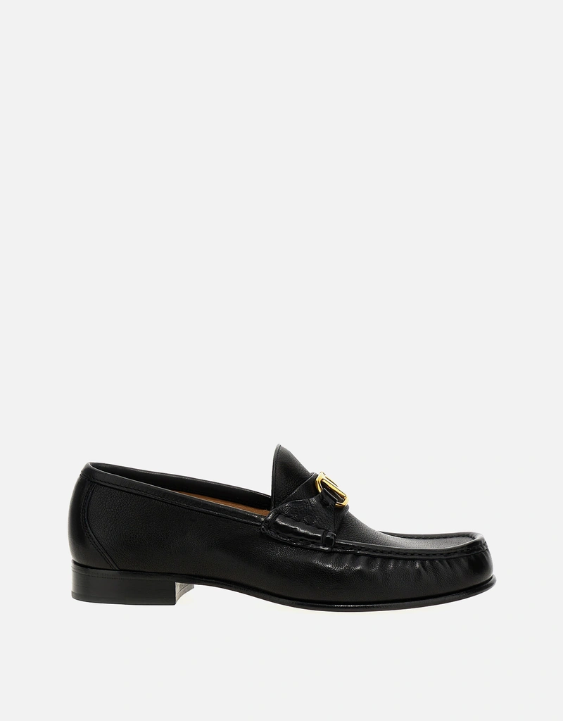 Valentino Garavani メンズ VLogo シグネチャー レザー ローファー