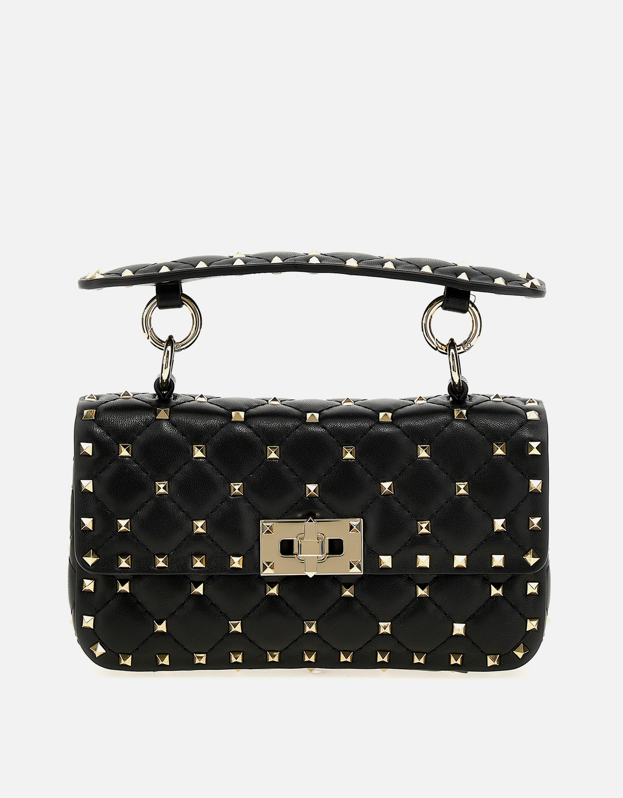 Valentino Garavani ロックスタッズスパイク小型ナッパレザー