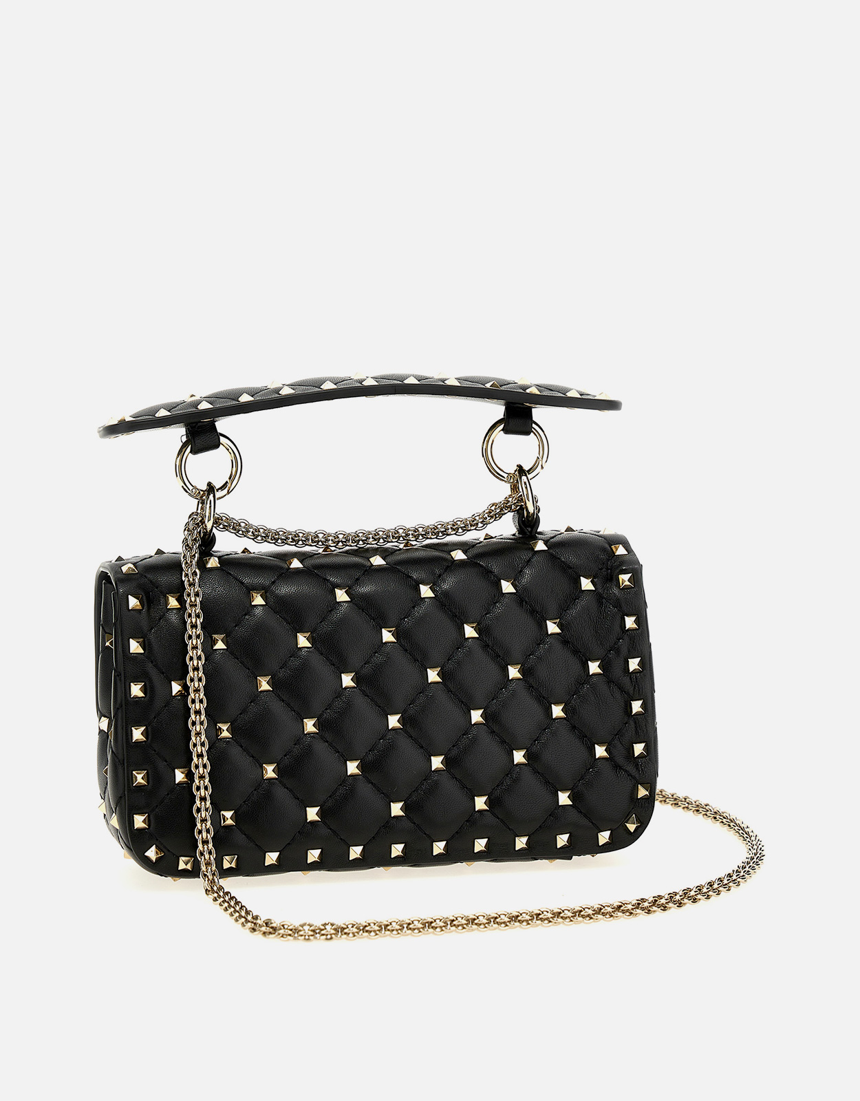 Valentino Garavani ロックスタッズスパイク小型ナッパレザー