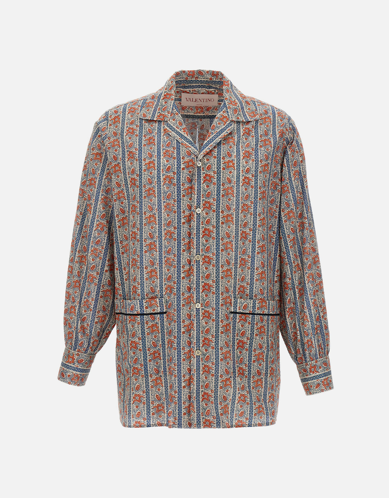 Valentino Garavani Men's Voyage Imaginaire Cotton All-Over Print Shirt - XXS　ヴァレンティノ ガラヴァーニ メンズ Voyage Imaginaire コットン オールオーバー プリント シャツ - XXS Valentino