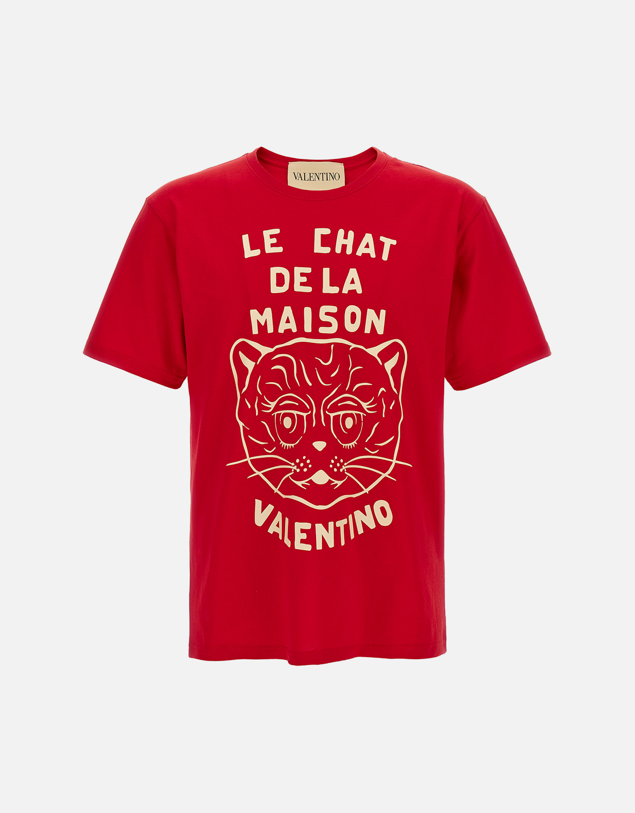 Valentino Garavani Men's Cotton Le Chat De La Maison T-Shirt
