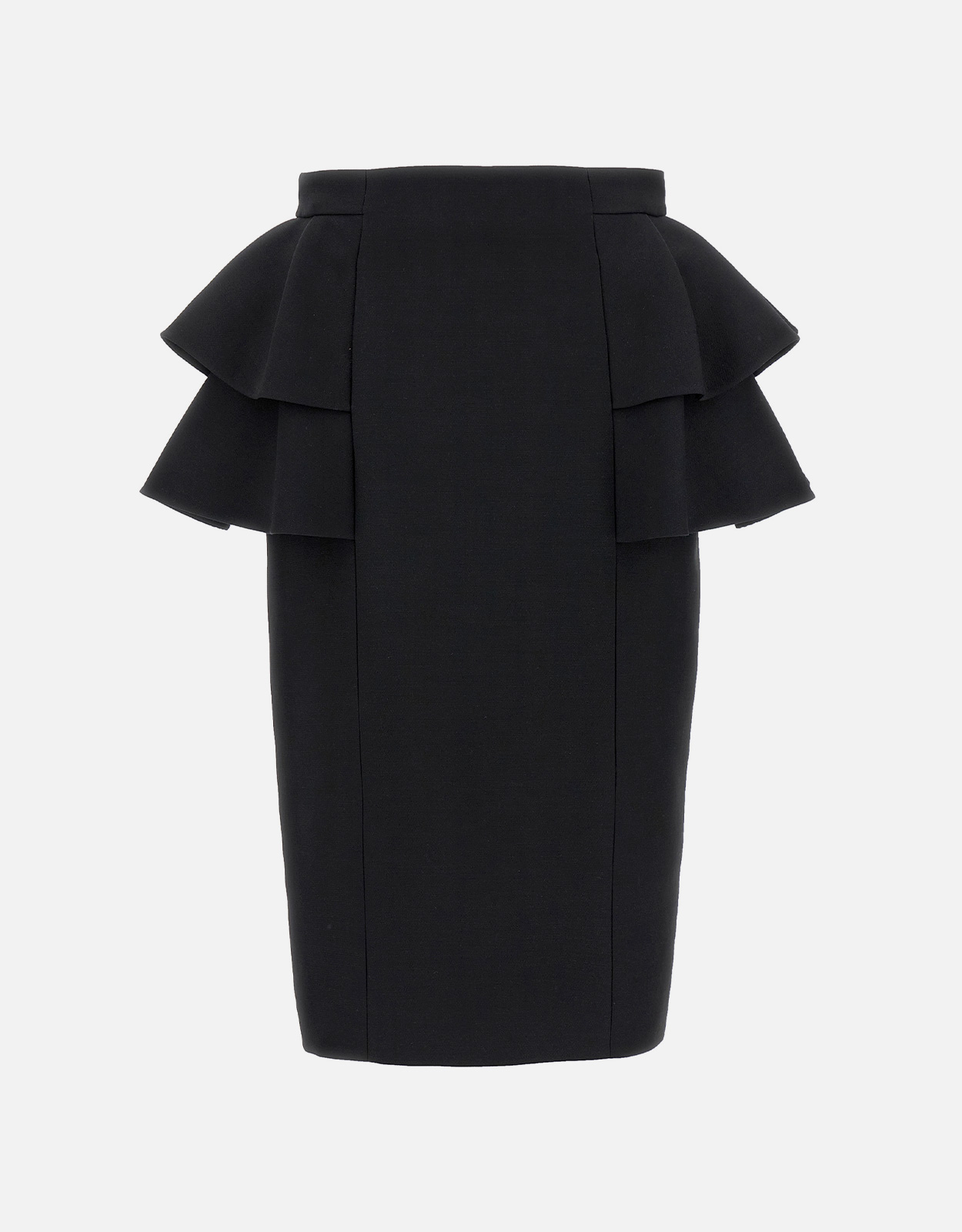 Valentino Garavani Virgin Wool Silk Midi Skirts - IT 34　ヴァレンティノ ガラヴァーニ バージン ウール シルク ミディ スカート - IT 34 Valentino