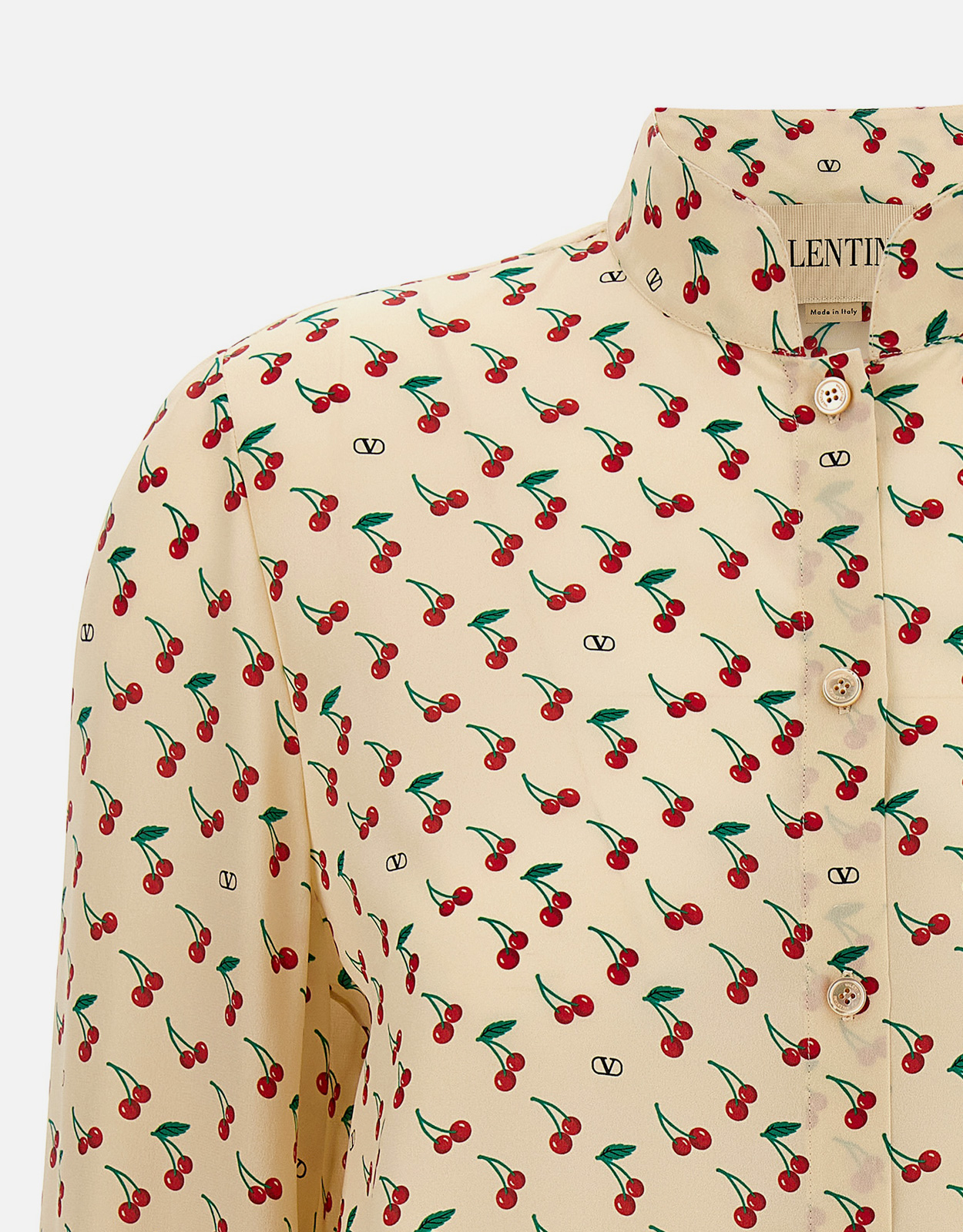 Valentino Garavani Cherryfic シルクシャツ (トップス) IFCHIC.COM