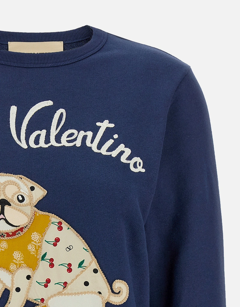 Valentino Garavani Cotton Chez Valentino Sweatshirt () IFCHIC.COM