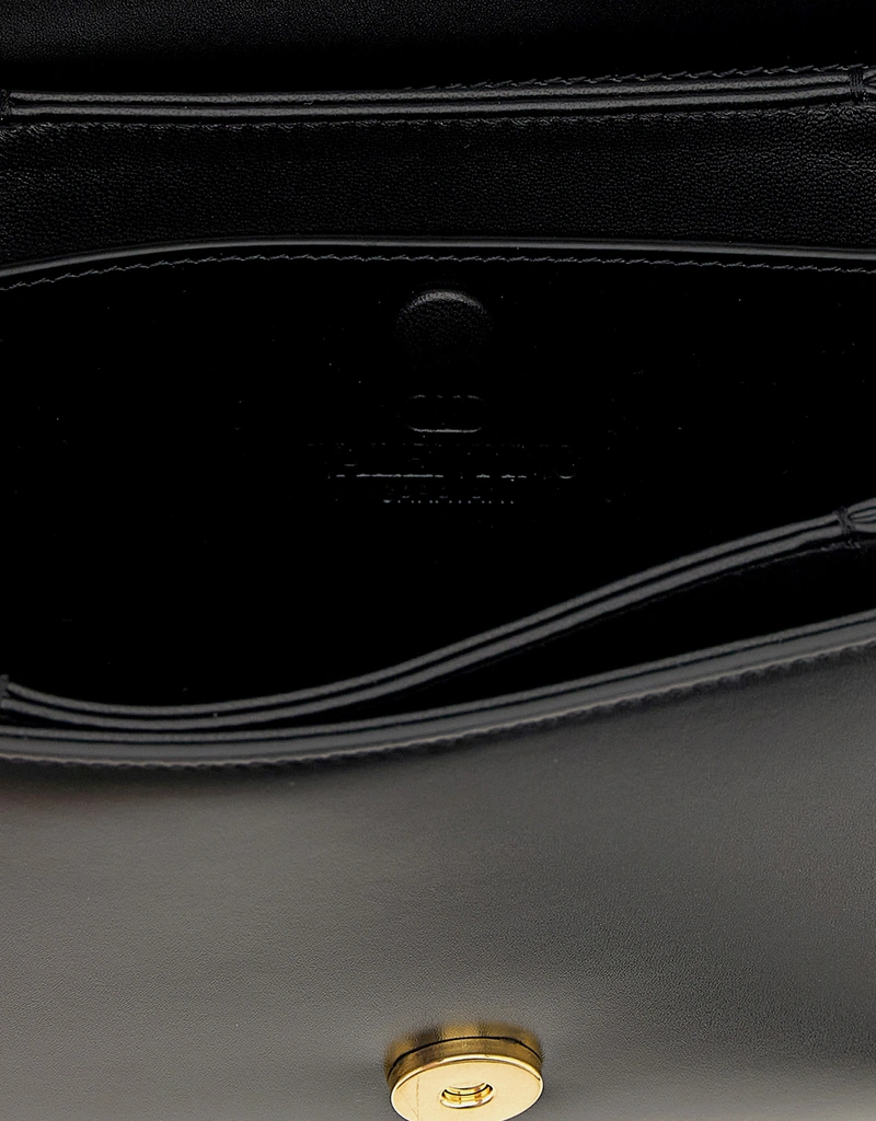 Valentino Garavani スモールスムースカーフレザーショルダーバッグ