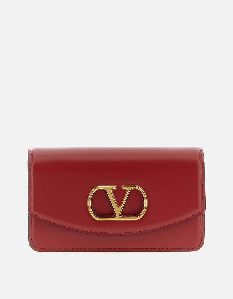 VALENTINO ヴァレンティノ クラッチバッグ パーティバッグ チェーン 赤 VALENTINO GARAVANI クラッチバッグ 【公式通販】