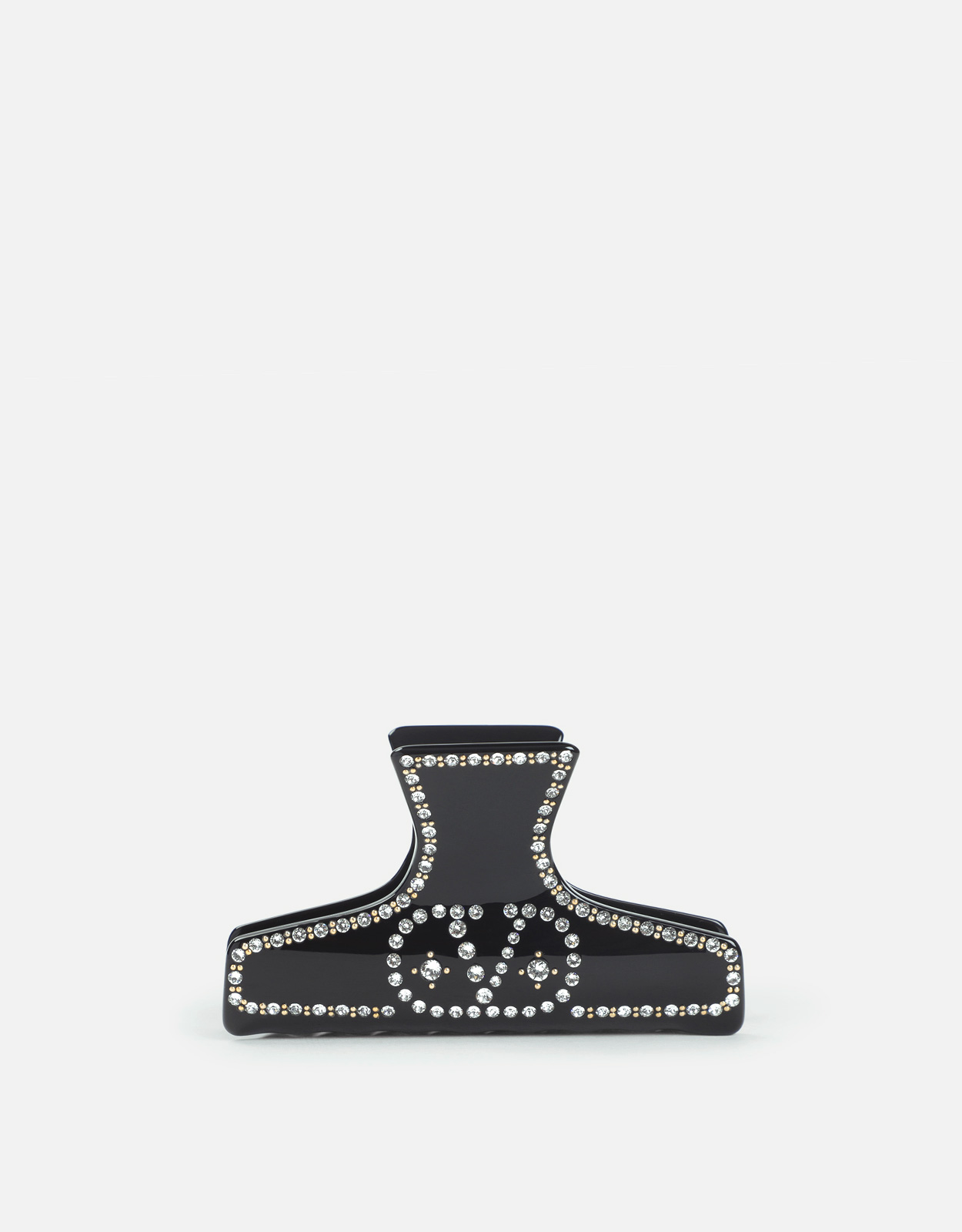 Valentino Garavani ミニスタッズ＆クリスタル装飾 ヘアクリップ