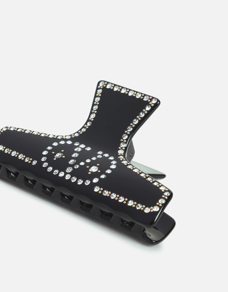 VALENTINO ヘアクリップ ブラック VALENTINO（ヴァレンティノ） バレッタ 6W0HT00EBCK レディース Vロゴ