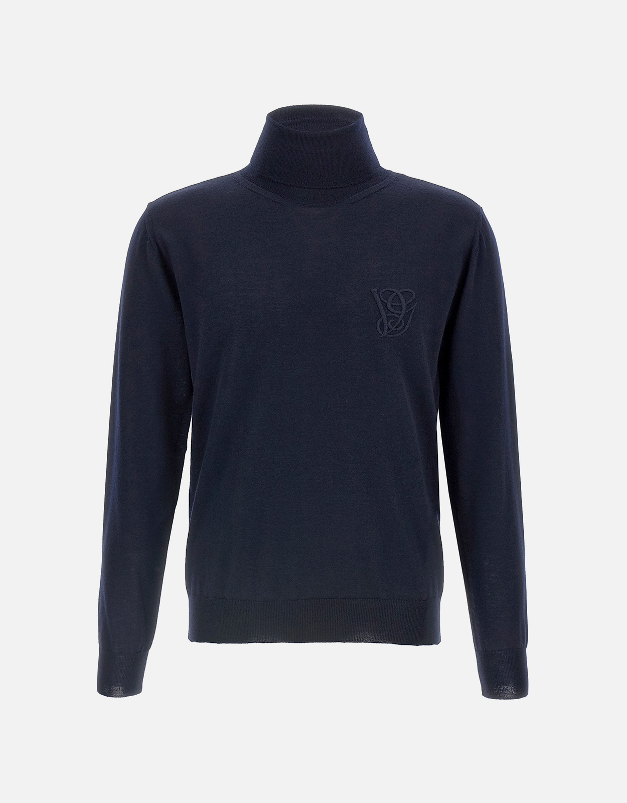 VALENTINO Valentino Garavani Men's Logo Embroidery Virgin Wool Sweater - L　ヴァレンティノ ガラヴァーニ メンズ ロゴ刺繍 バージンウール セーター - L