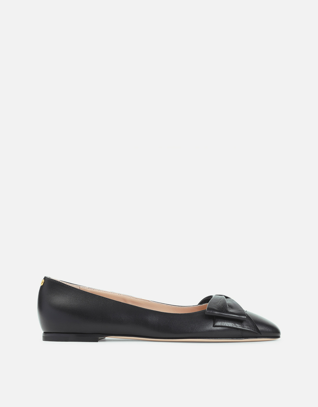 Valentino Garavani レザー ボウ バレエフラット (すべての新品