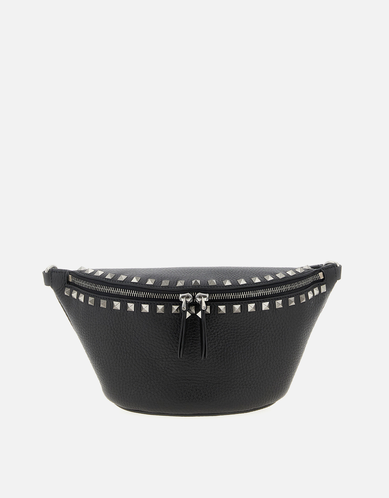 VALENTINO Valentino Garavani Men's Rockstud Calfskin Leather Belt Bag　ヴァレンティノ ガラヴァーニ メンズ ロックスタッズ カーフスキン レザー ベルト バッグ