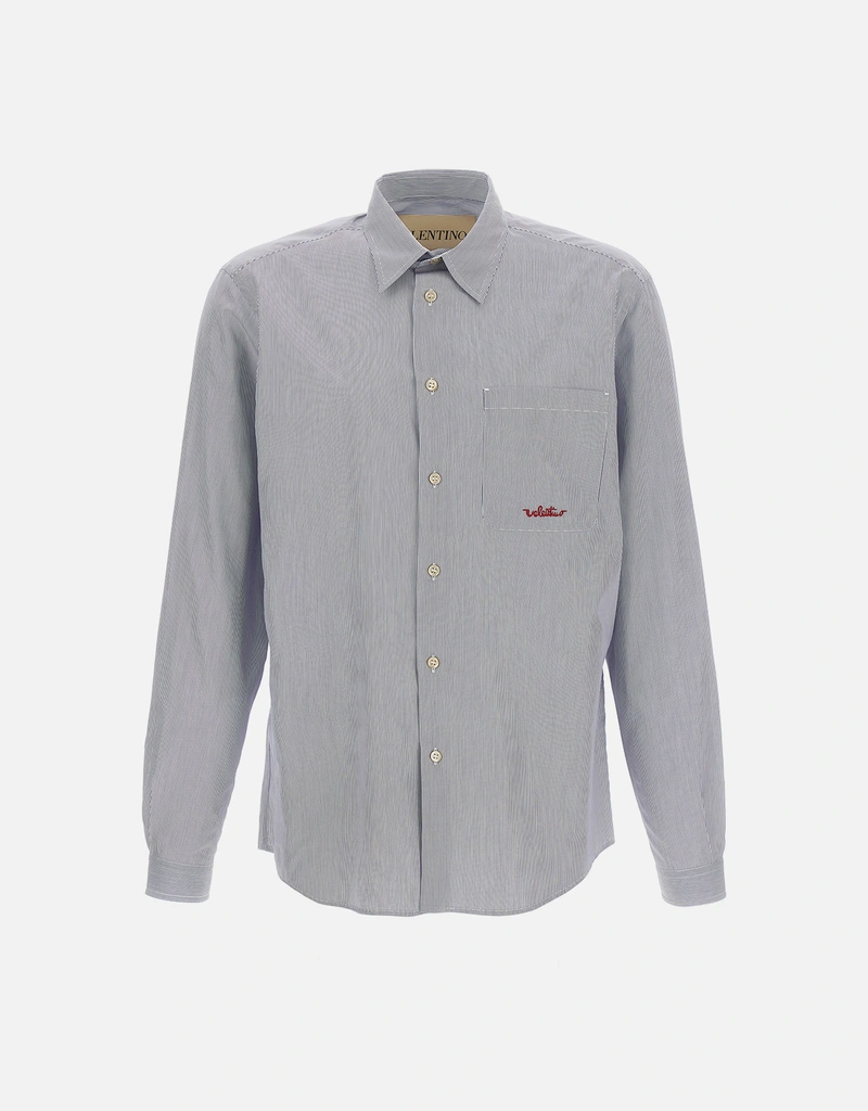 Valentino Garavani メンズ 綿 ストライプ シャツ (シャツ,カジュアル