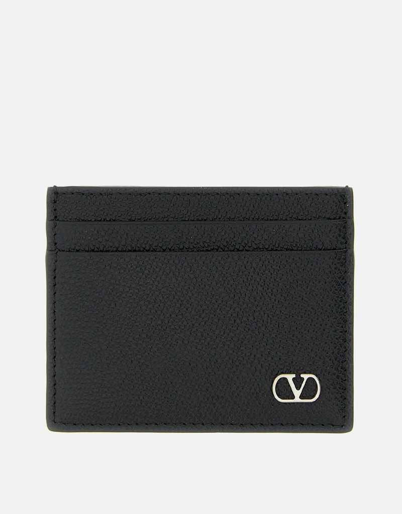 Valentino Garavani メンズ カーフレザー Vlogo シグネチャーカード