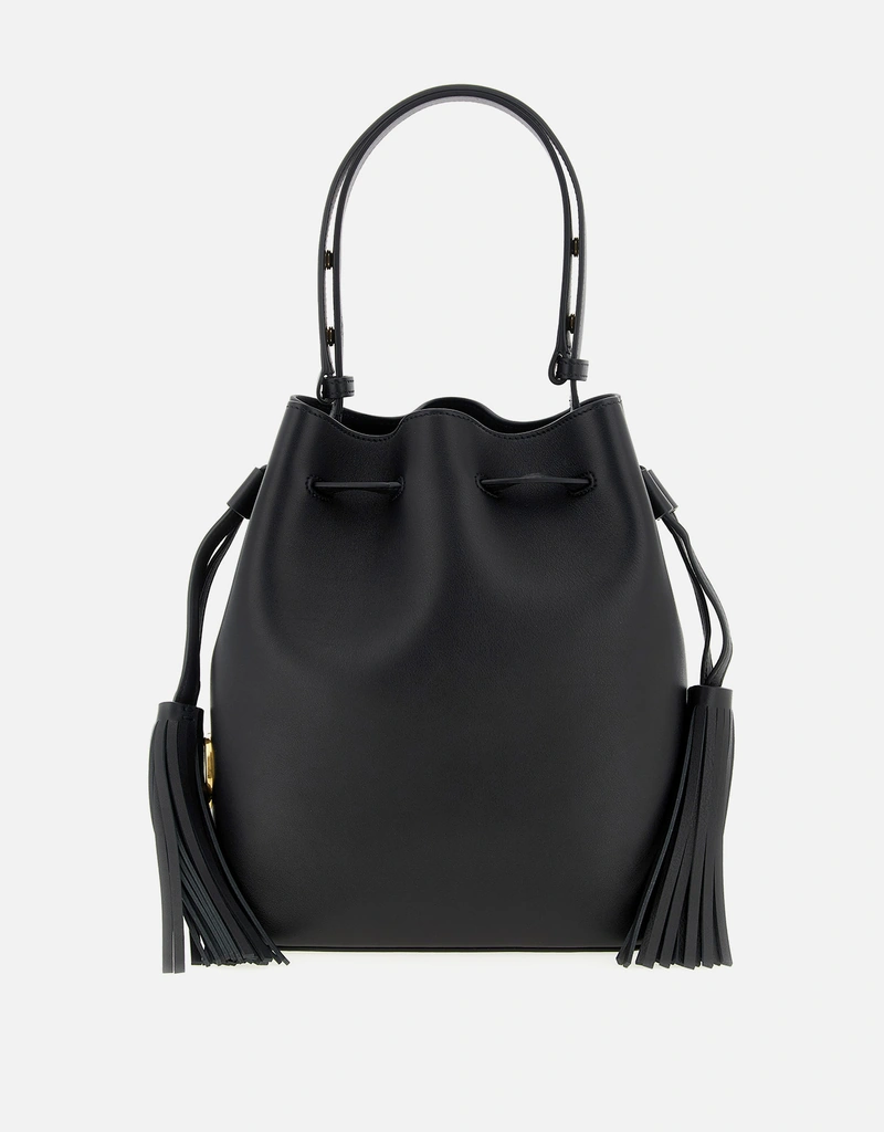 Valentino Garavani カーフレザーVLogoシグネチャーショルダーバッグ