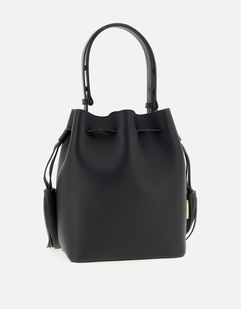Valentino Garavani カーフレザーVLogoシグネチャーショルダーバッグ