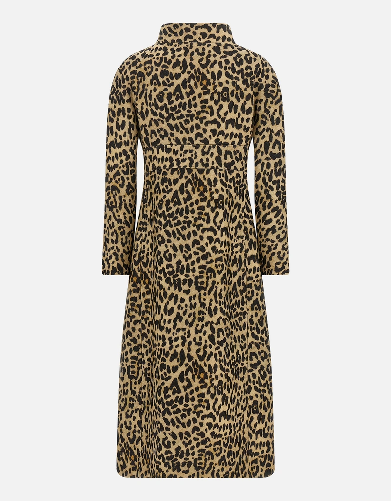 Valentino Garavani アニマルプリントウールダブルブレストコート