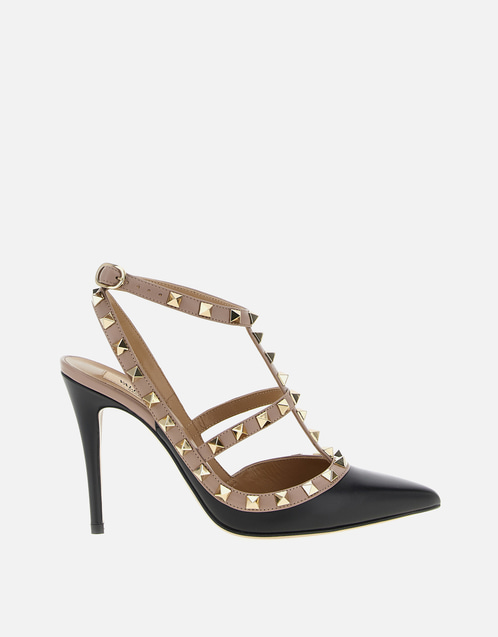 Valentino Garavani ロックスタッズ ラムレザー スリングバック