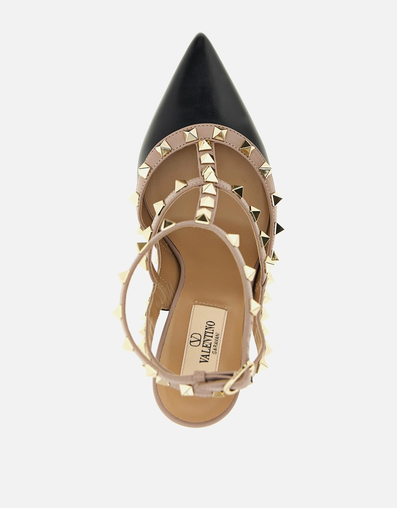 Valentino Garavani ロックスタッズ ラムレザー スリングバック