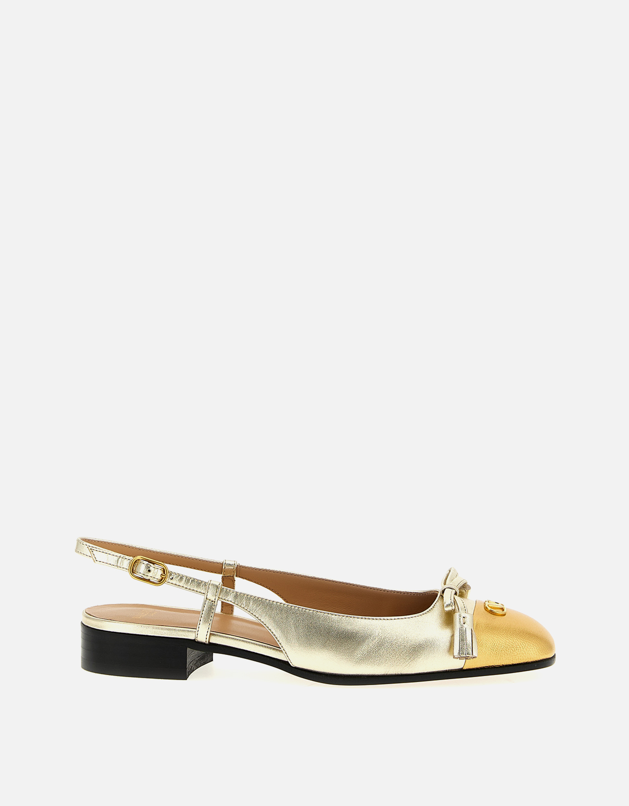 Valentino Garavani Valet Du Roi Two-Tone Laminated Leather Square