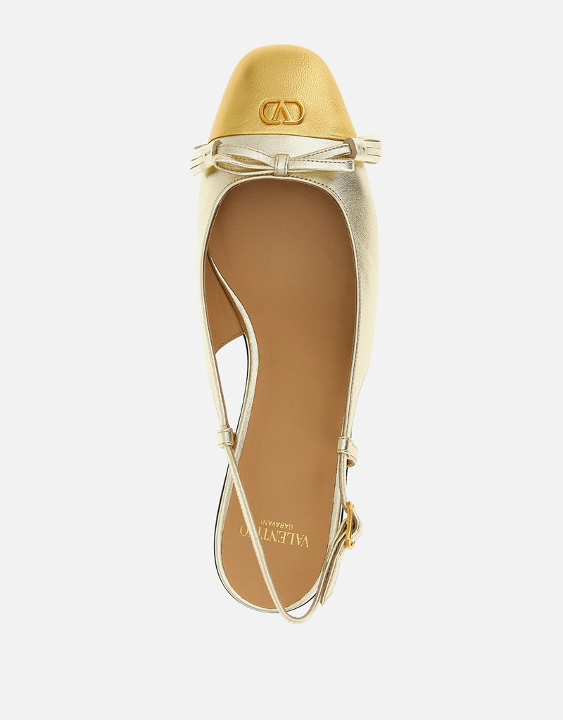 Valentino Garavani Valet Du Roi Two-Tone Laminated Leather Square